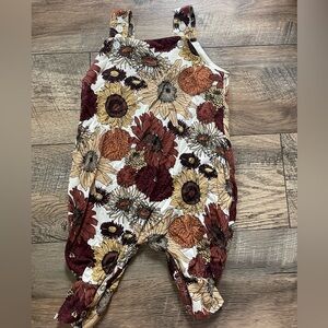 Kate Quinn Autumn Floral Baby Romper